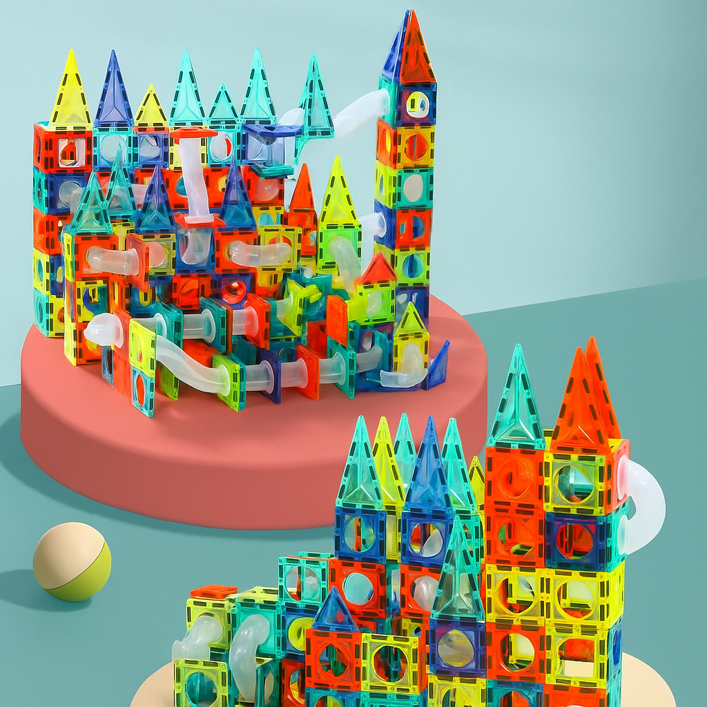 Magnetická stavebnica z plochých dielikov