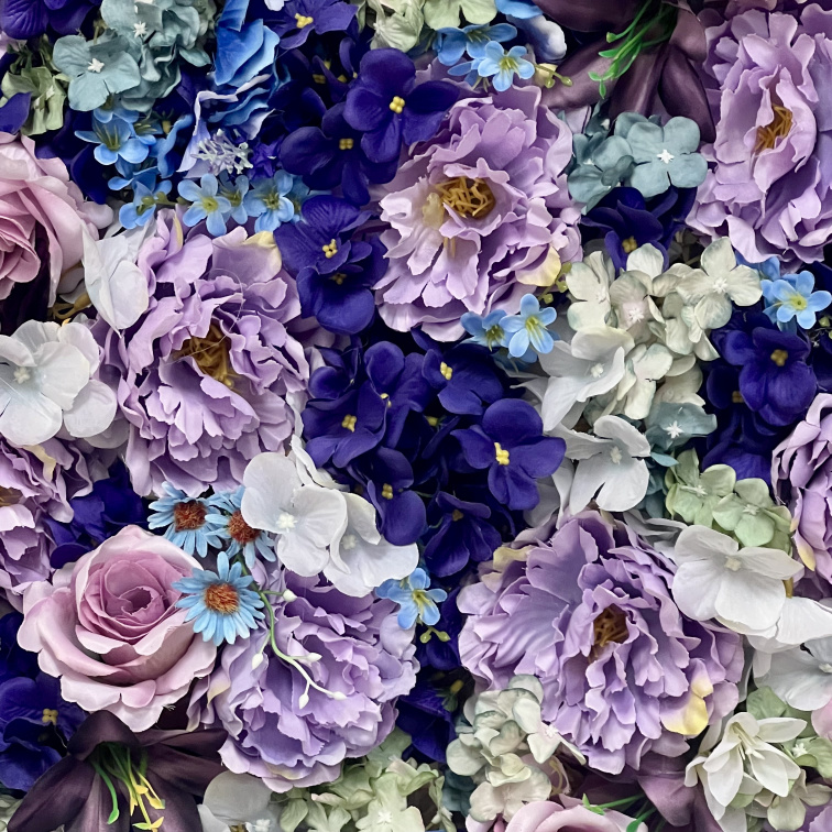 Kvetinový obraz „Fialový súmrak“