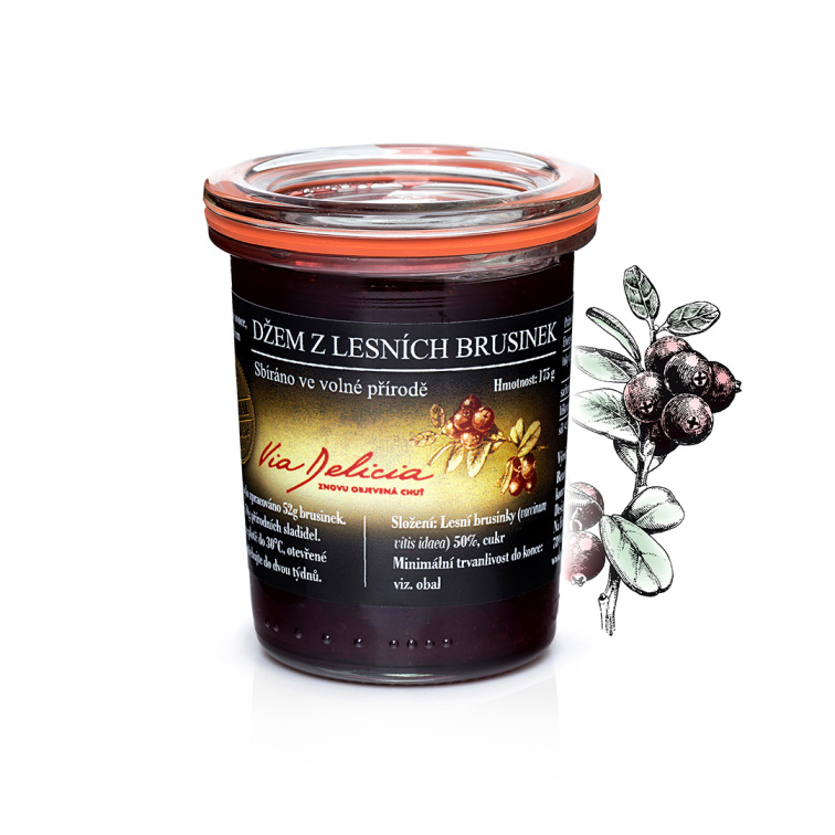 Džem z lesných brusníc 175 g