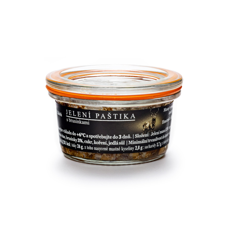 Jelení paštika s brusinkami 50 g