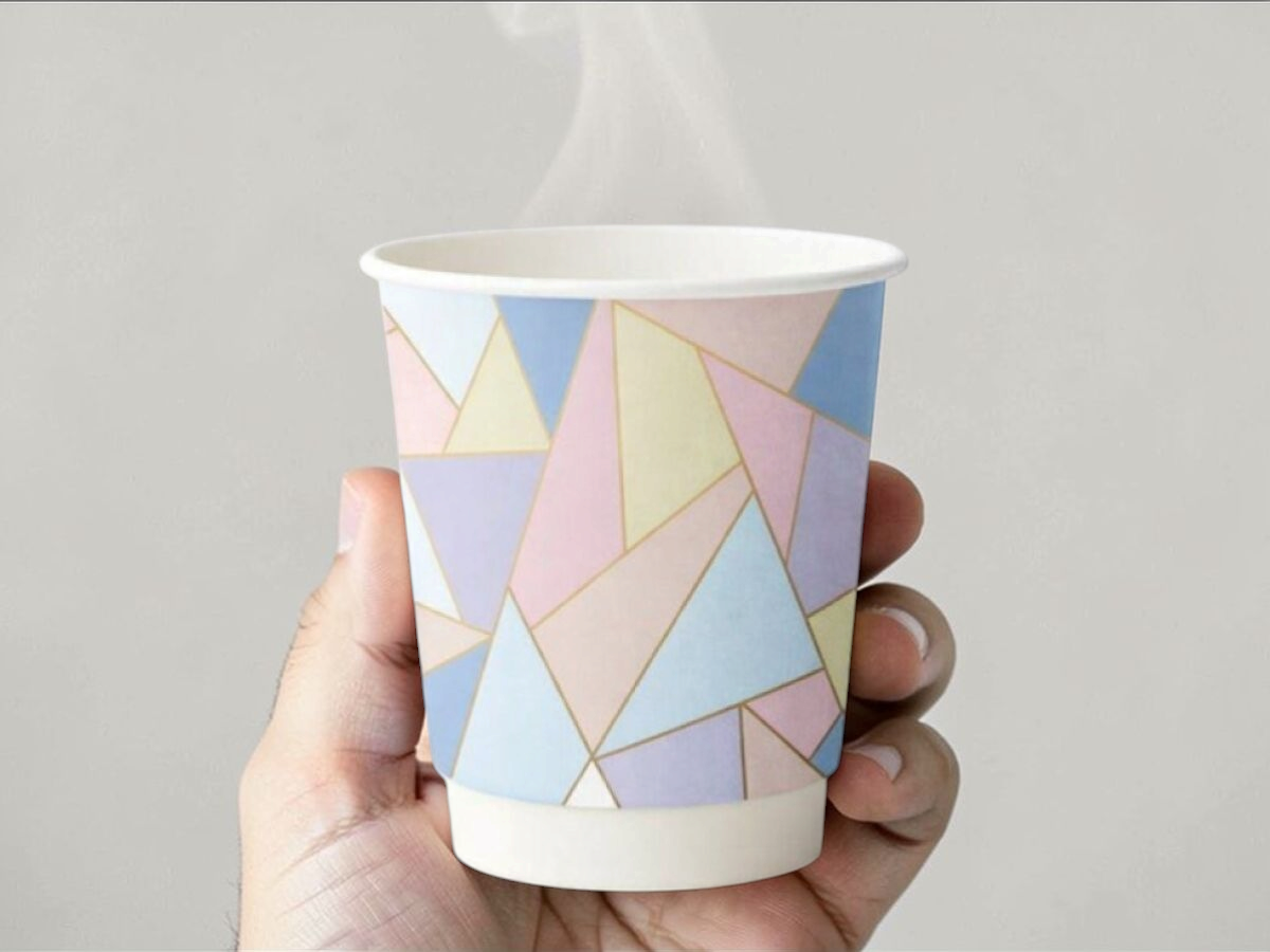 Dvouvrstvý termo papírový kelímek s potiskem 200/250 ml