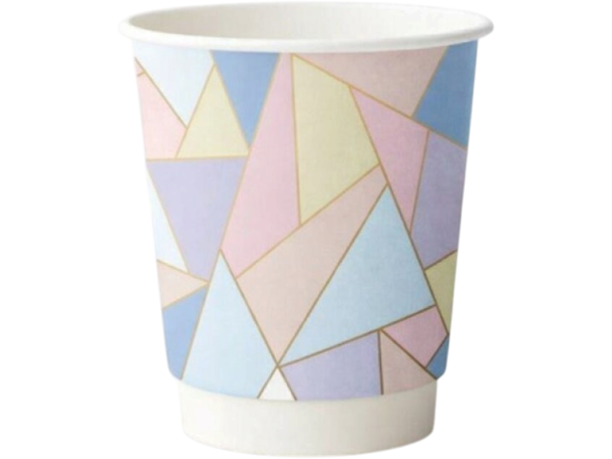 Dvouvrstvý termo papírový kelímek s potiskem 200/250 ml