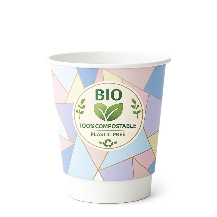 Dvouvrstvý termo papírový kelímek s potiskem 200/250 ml