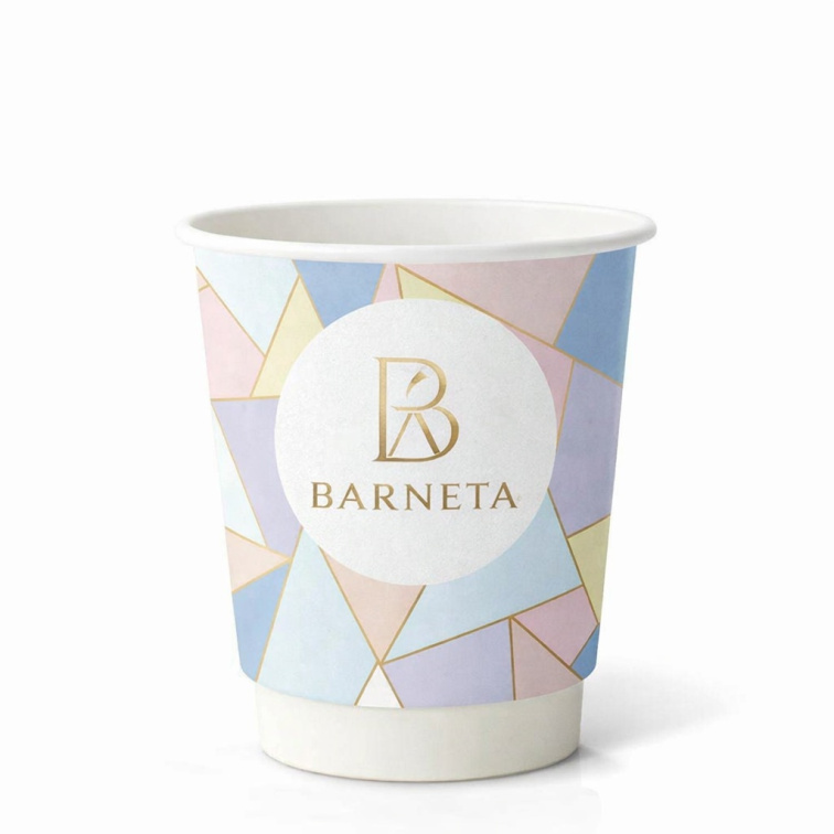 Dvouvrstvý termo papírový kelímek s potiskem 200/250 ml