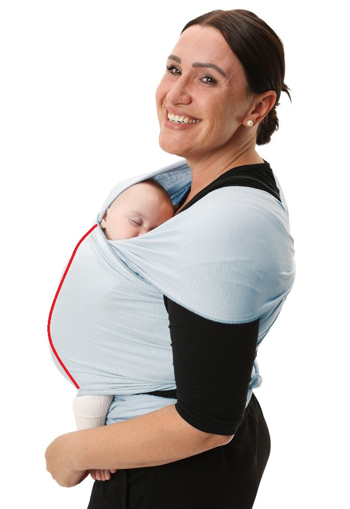 Jak nosit novorozence v šátku: jednoduchý návod pro první týdny s miminkem