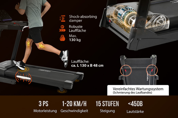 Bežecký pás Christopeit TM 4500S