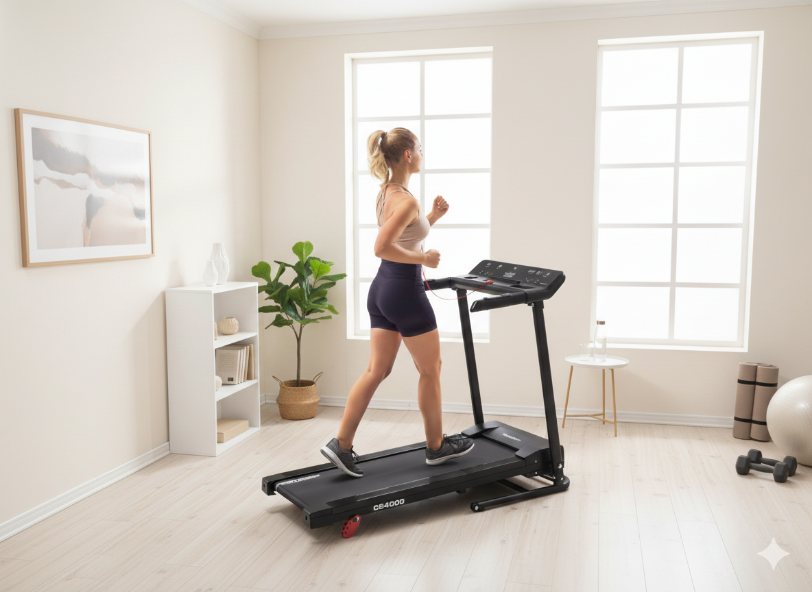 Bežecký pás Christopeit CS 4000 s aplikáciou Kinomap