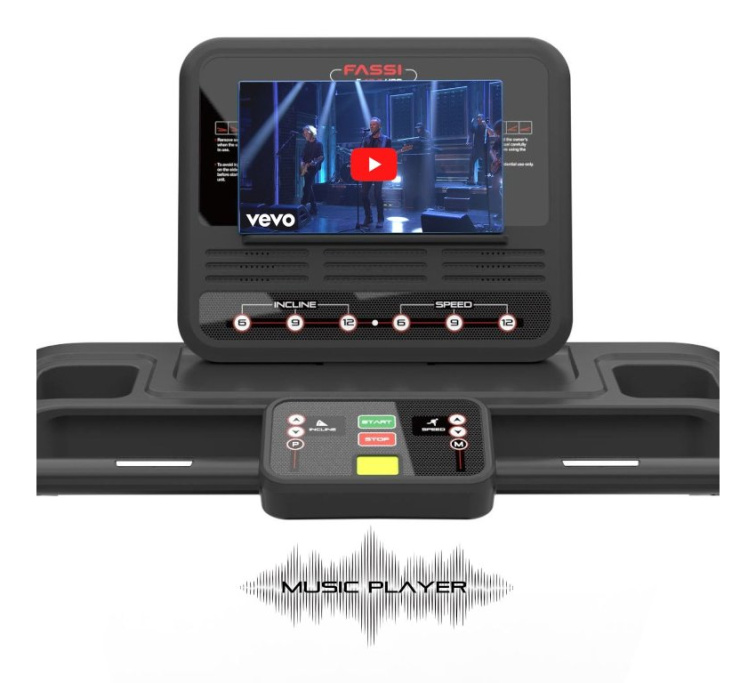 Bežecký pás Fassi 10.7 HRC + Hrudný pás