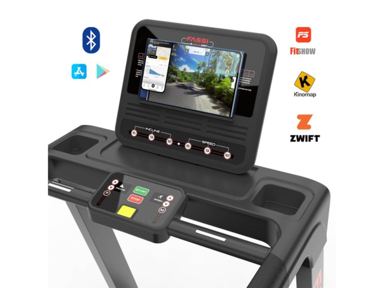 Bežecký pás Fassi 10.7 HRC + Hrudný pás