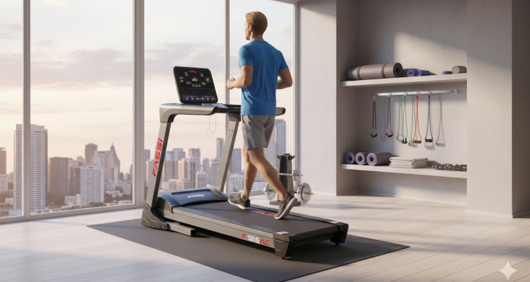 Bežecký pás Fassi 12.6 AC + Hrudný pás