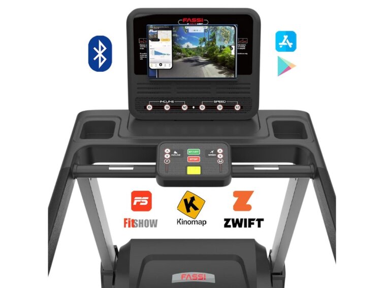 Bežecký pás Fassi 12.6 AC + Hrudný pás