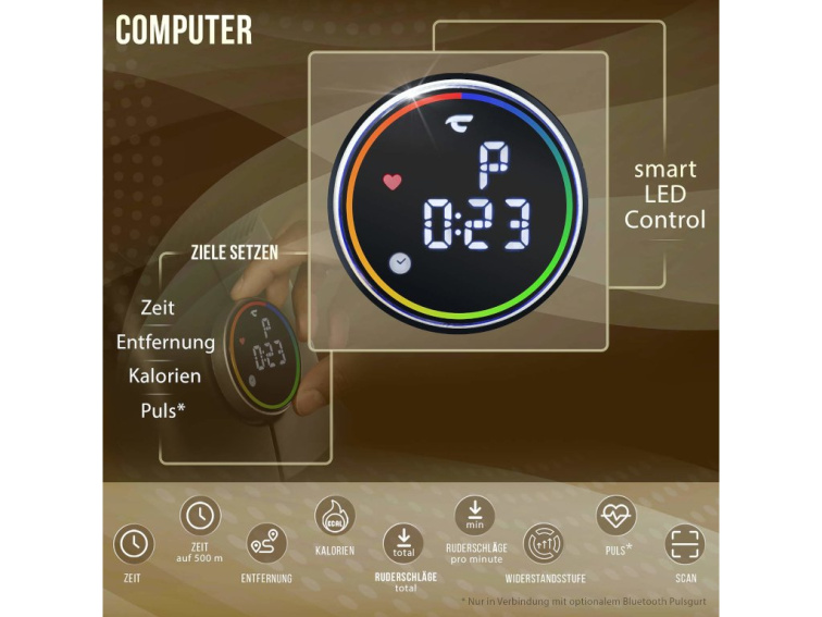 Veslovací trenažér Christopeit Vico