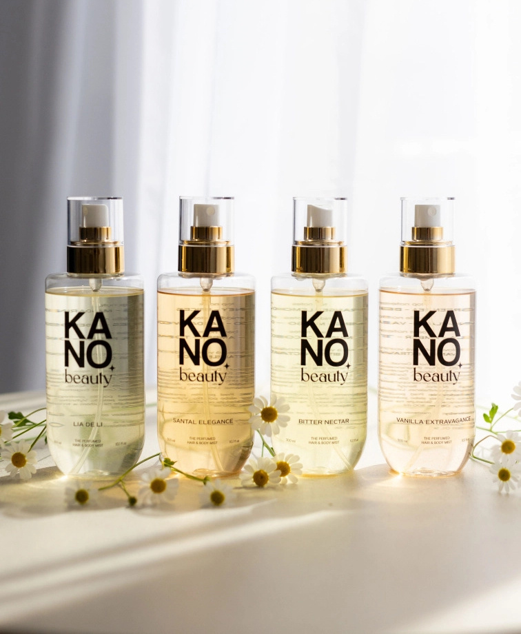 Kanobeauty Parfémovaná tělová a vlasová mlha Santal Elegance