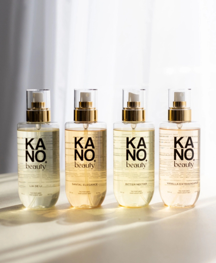 Kanobeauty Parfémovaná tělová a vlasová mlha Lia De Li