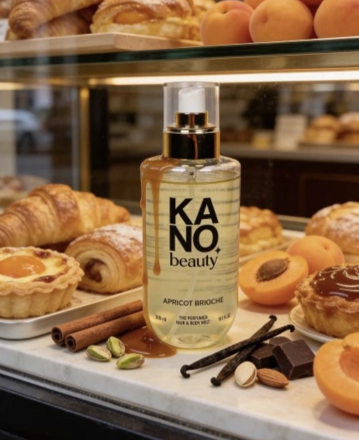 Kanobeauty Parfémovaná tělová a vlasová mlha Apricot Brioche