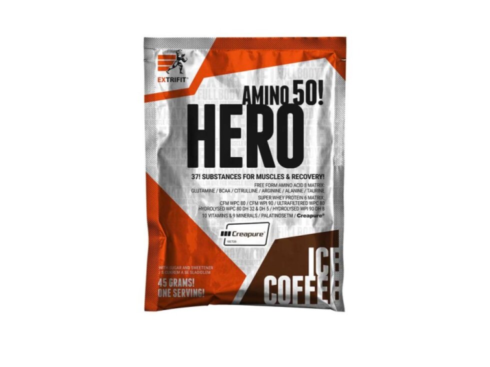 Extrifit Hero 45 g – Čokoládová vzorka gainera