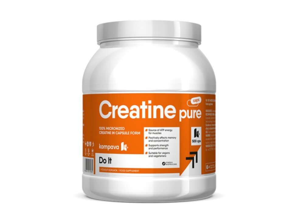 Kreatin Pure v kapsuliach - Výživový doplnok pre športovcov