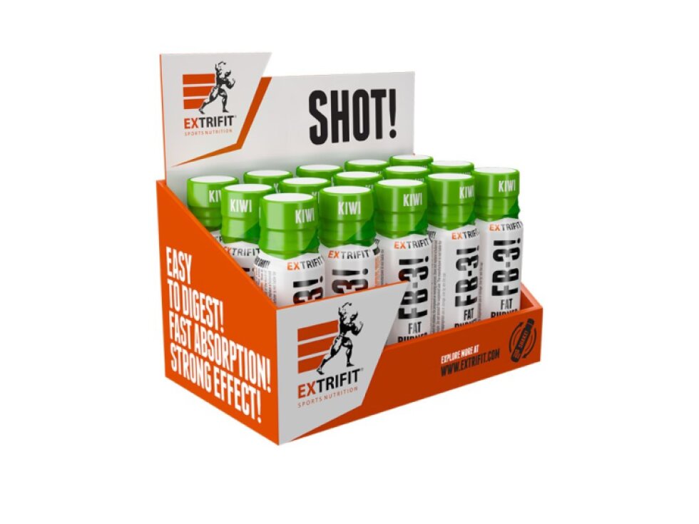 Extrifit FB-3! Fat Burner Shot Kiwi 15 x 90 ml