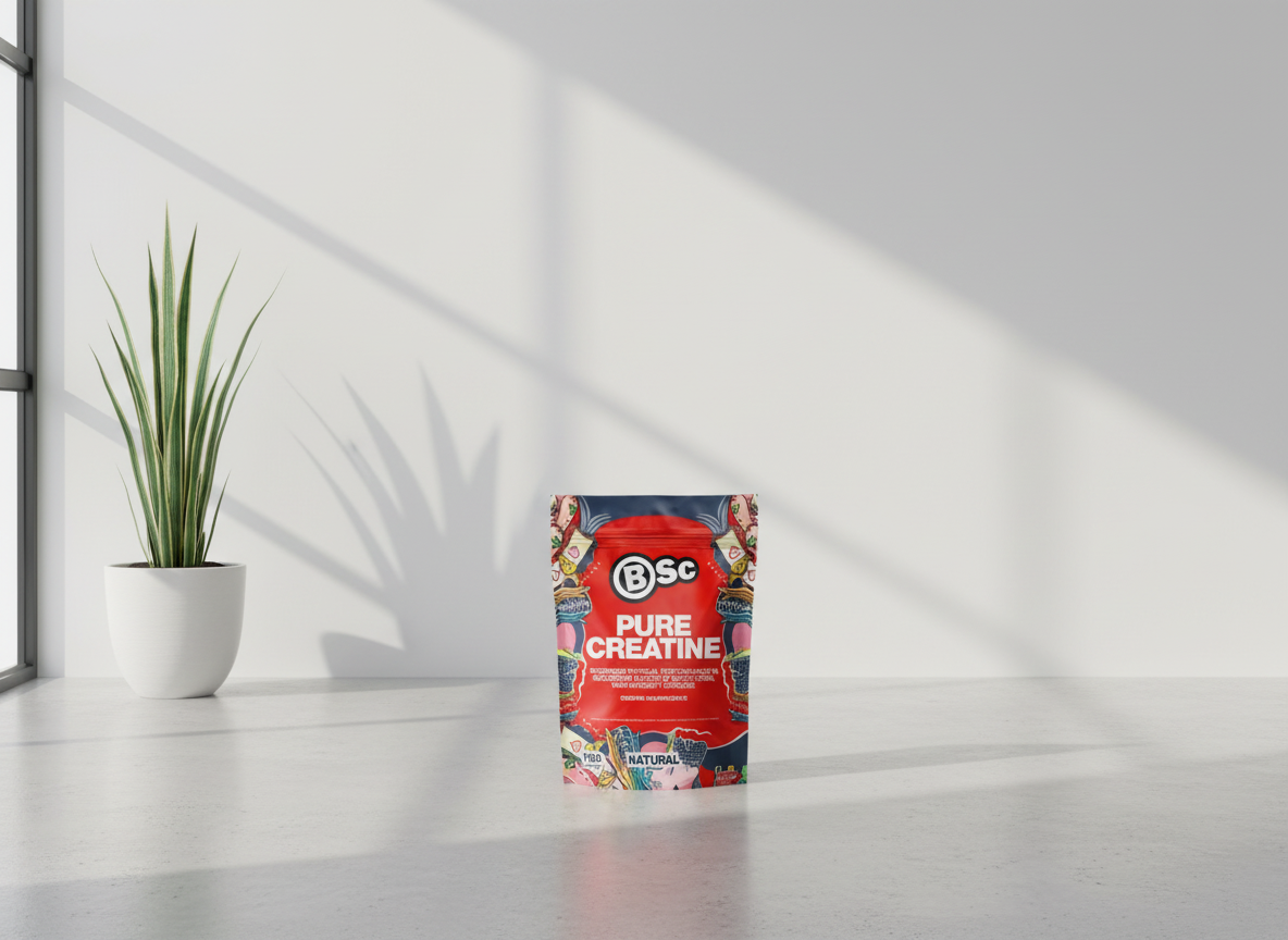 BSC Pure Creatine 500 g Natural - Podpora sily a výkonu