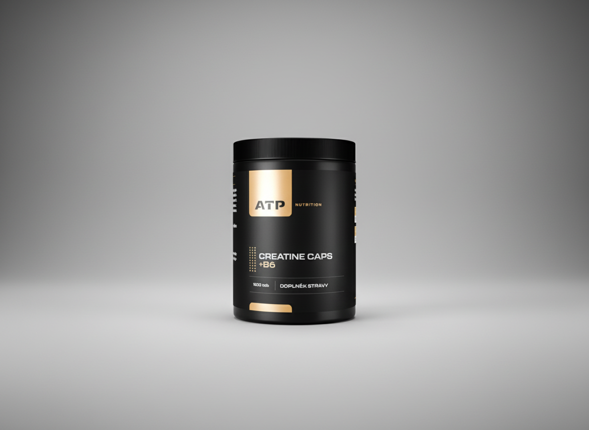 ATP Nutrition Creatine Caps + B6 - 500 kapsúl