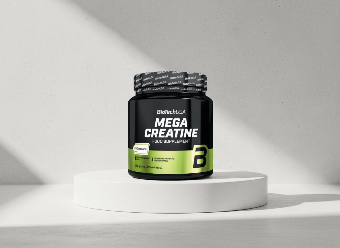 BioTech Mega Creatine 306 g - Sila a výkon s Creapure®