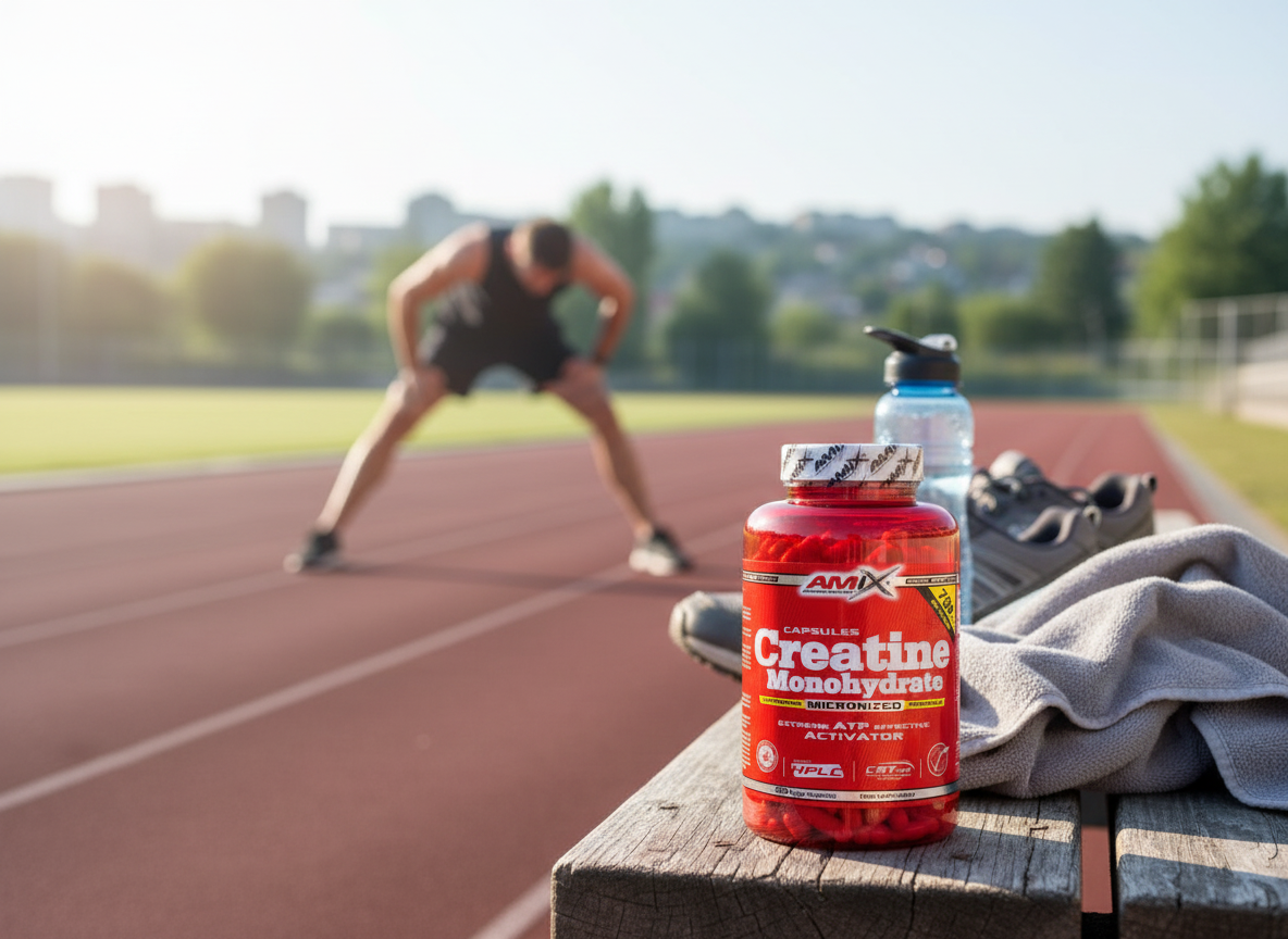 Amix Creatine Monohydrate 500 cps - Kapsule pre výkon a silu