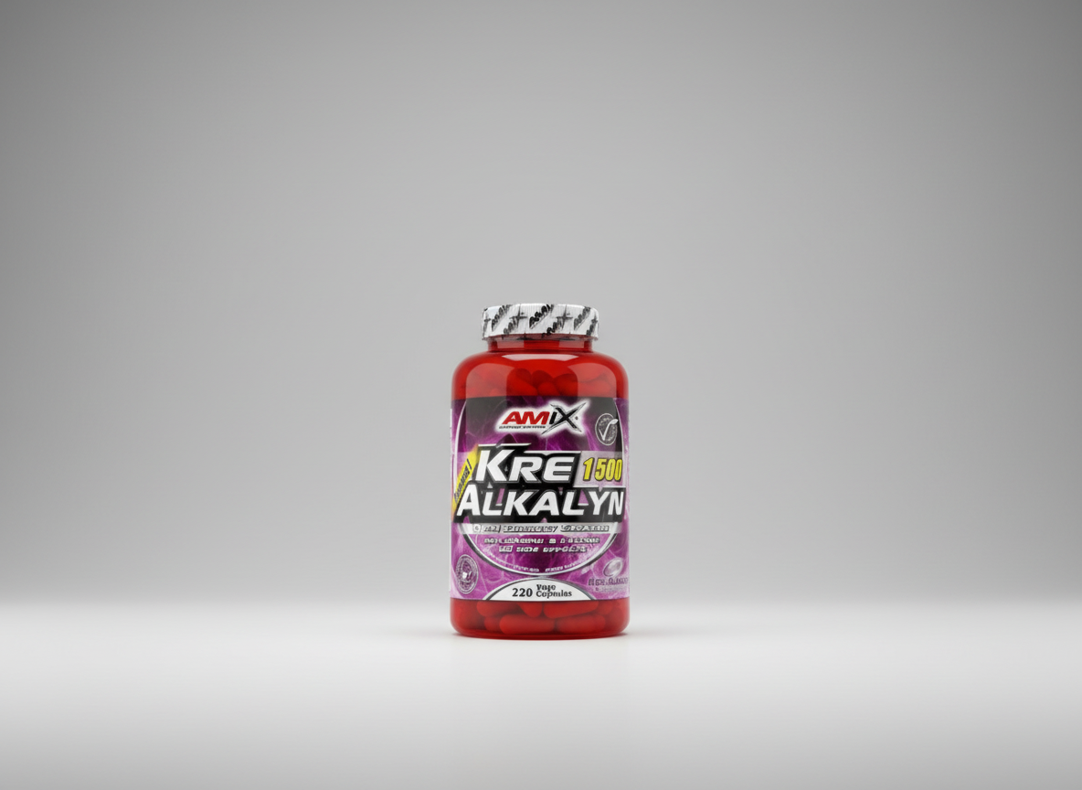 Amix KreAlkalyn 220 cps - Pufrovaný kreatín pre športovcov