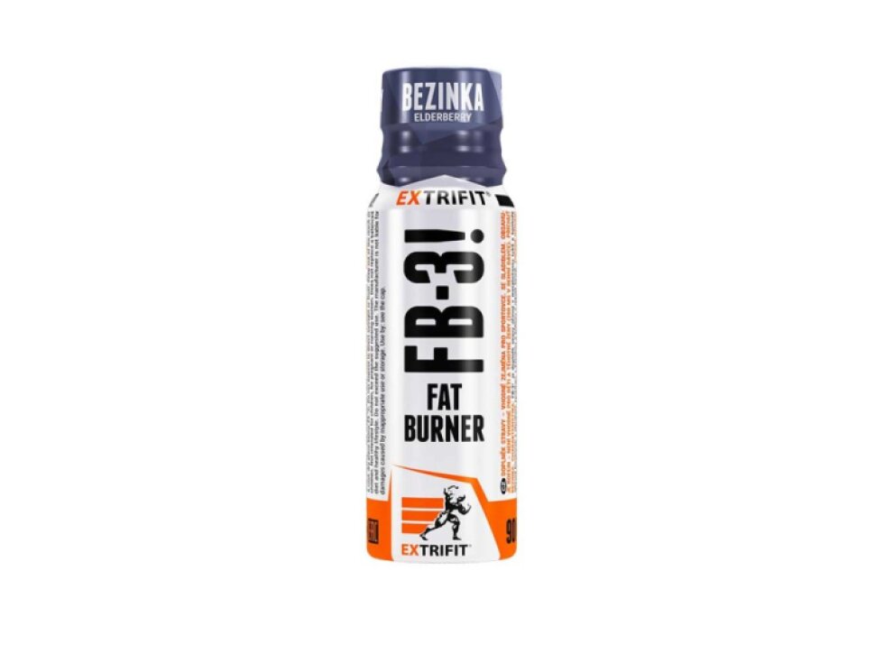 Extrifit FB-3! Fat Burner Shot 90 ml Kiwi - Energetický Spaľovač
