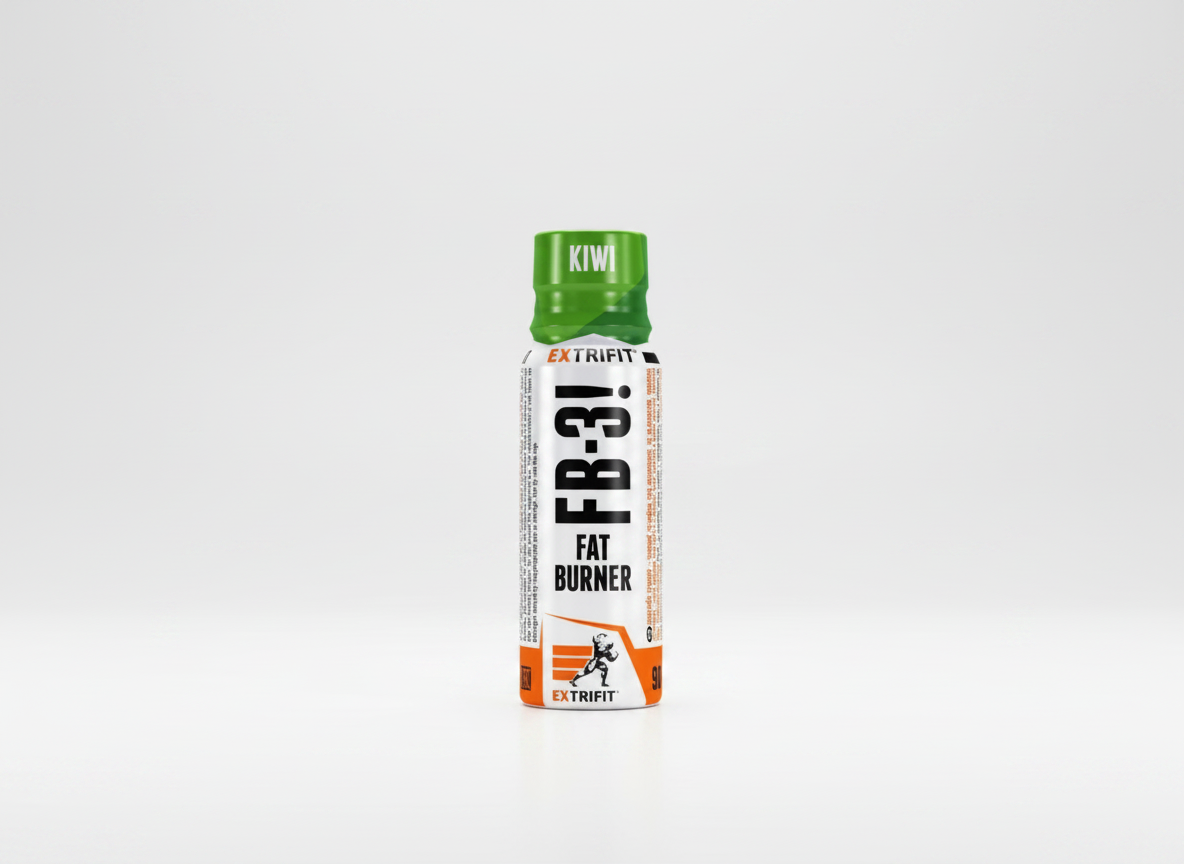 Extrifit FB-3! Fat Burner Shot 90 ml Kiwi - Energetický Spaľovač