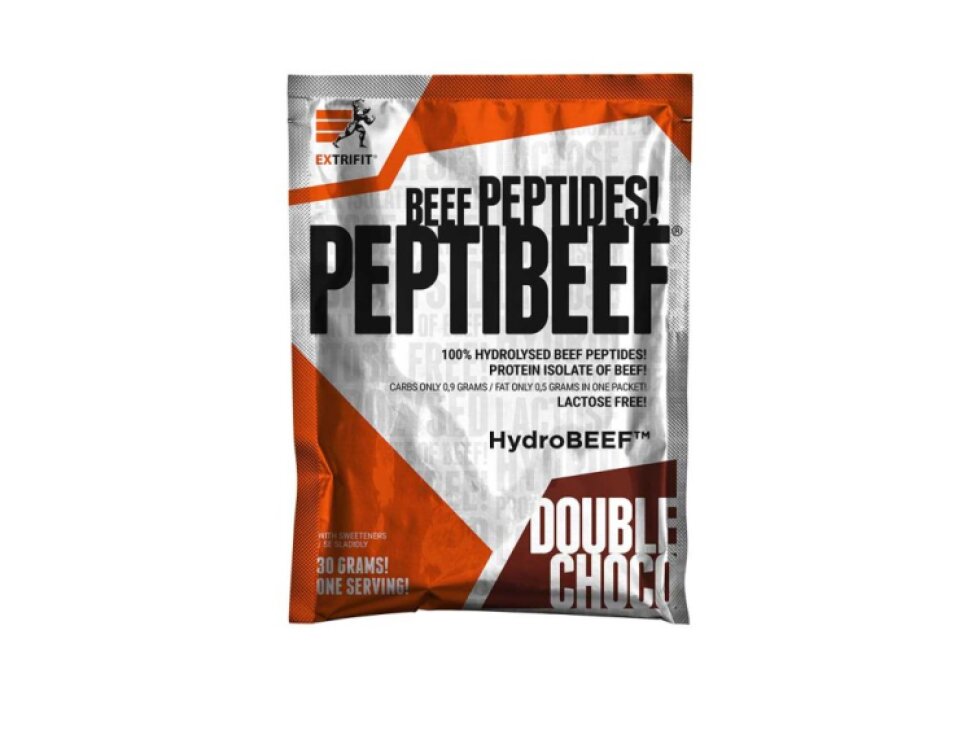 Extrifit Peptibeef 30 g - Double Chocolate Protein