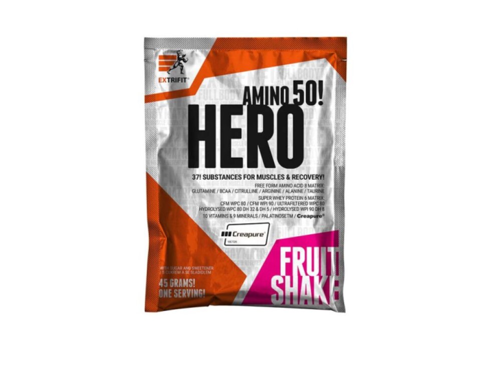 Extrifit Hero 45 g – Čokoládová vzorka gainera