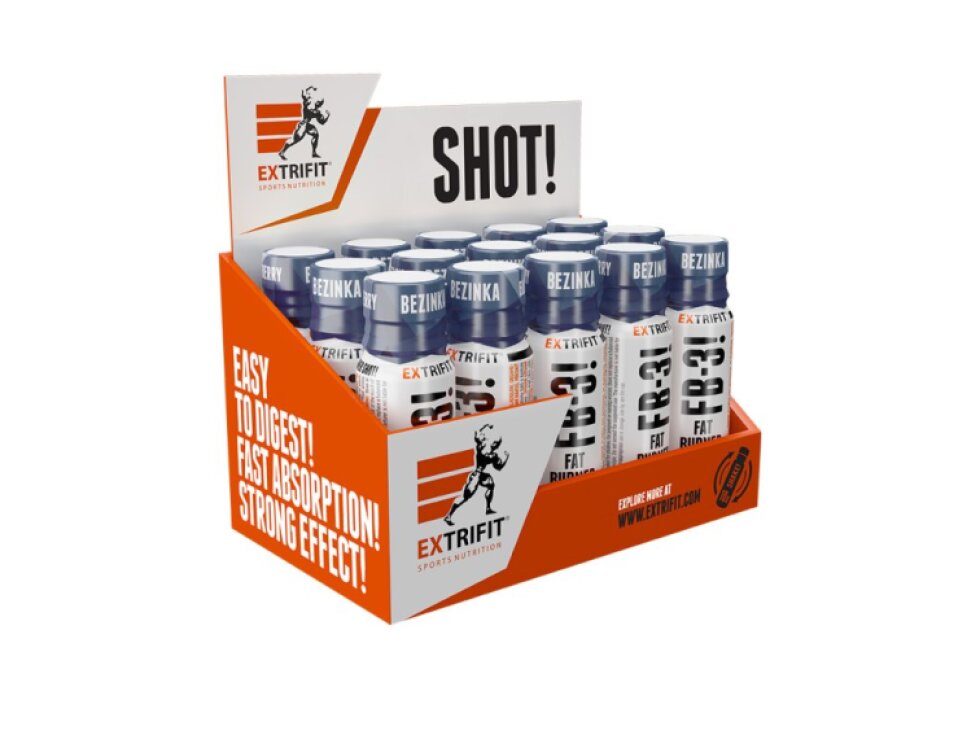 Extrifit FB-3! Fat Burner Shot Kiwi 15 x 90 ml