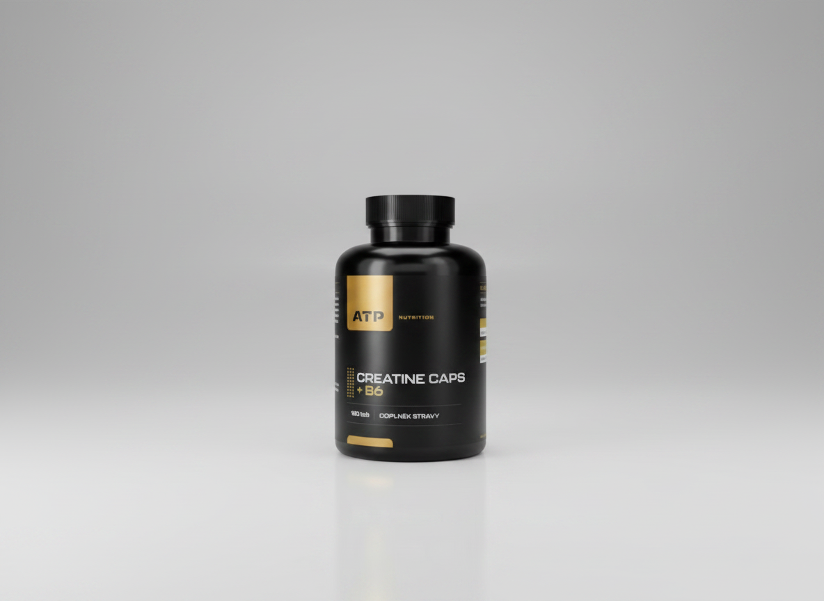 ATP Nutrition Creatine Caps + B6 180 kapsúl - Podpora sily