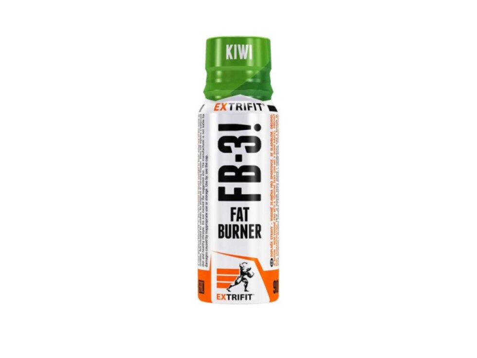 Extrifit FB-3! Fat Burner Shot 90 ml Kiwi - Energetický Spaľovač