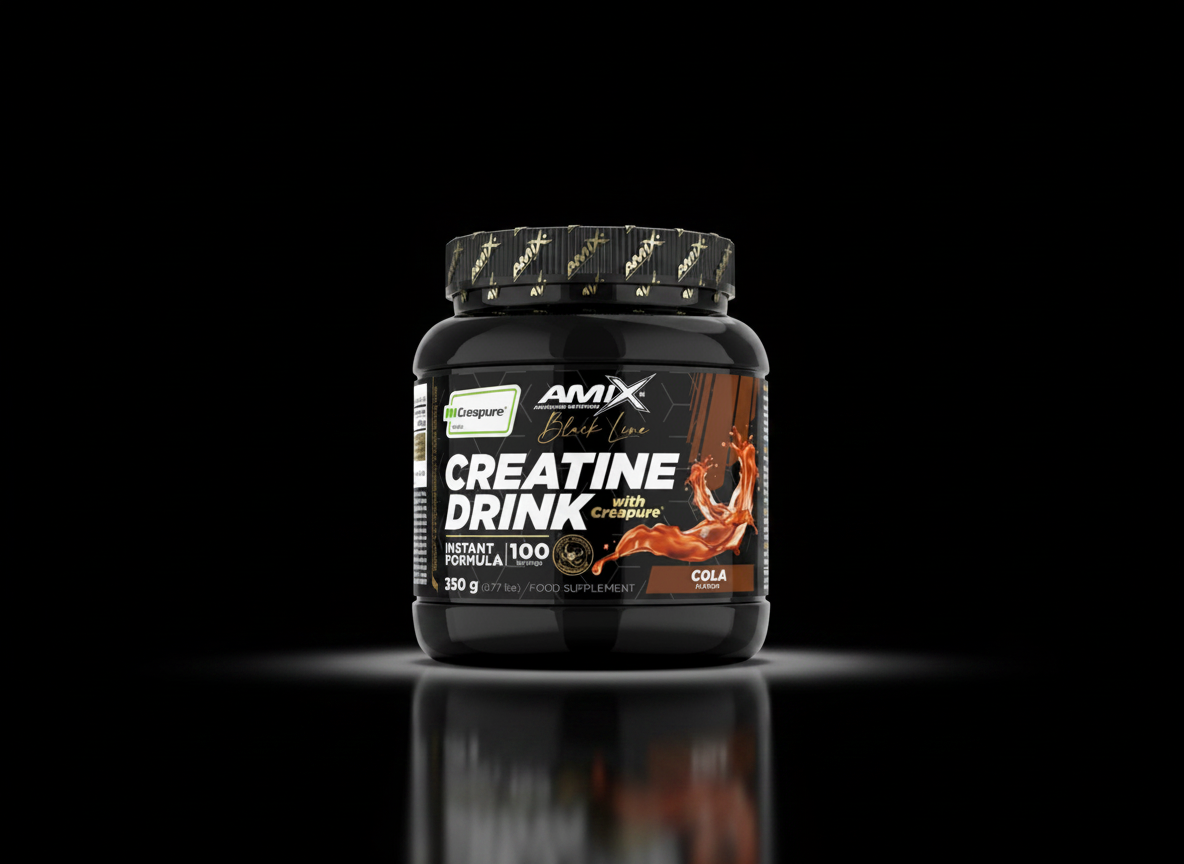 Amix Black Line Kreatínový nápoj 350 g Cherry