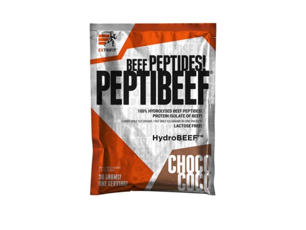 Extrifit Peptibeef 30 g - Double Chocolate Protein