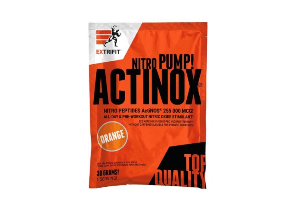 Extrifit Actinox 30 g orange - Rýchly energetický štart pred tréningom