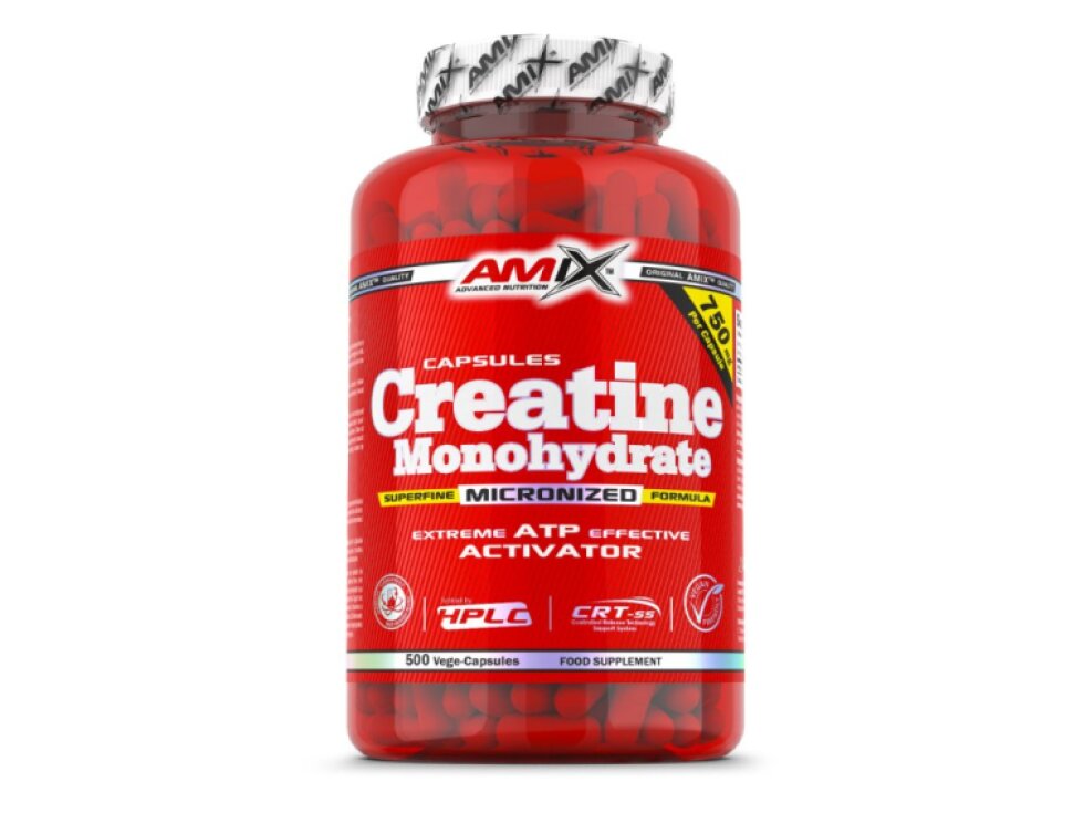 Amix Creatine Monohydrate 500 cps - Kapsule pre výkon a silu