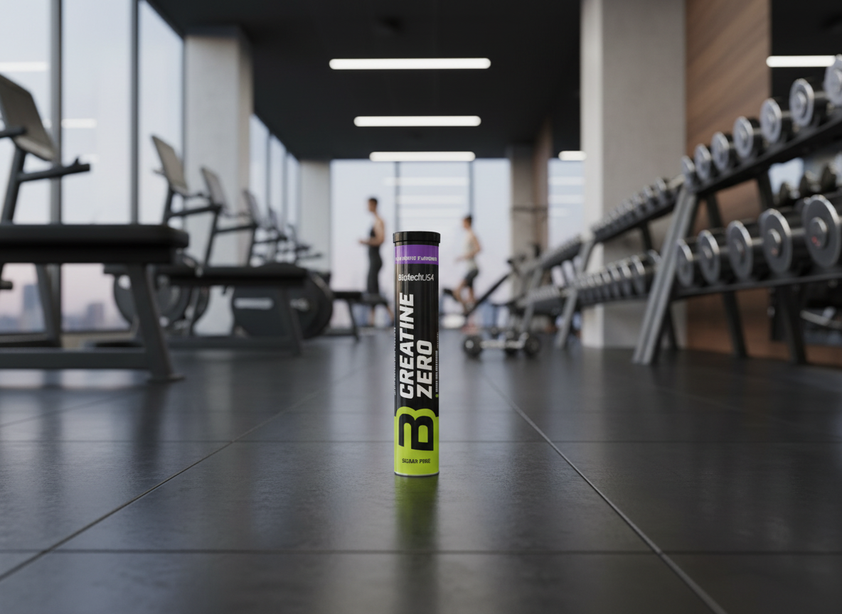 BioTech Creatine Zero 18 tbl - Modré hrozno, Šumivý kreatín