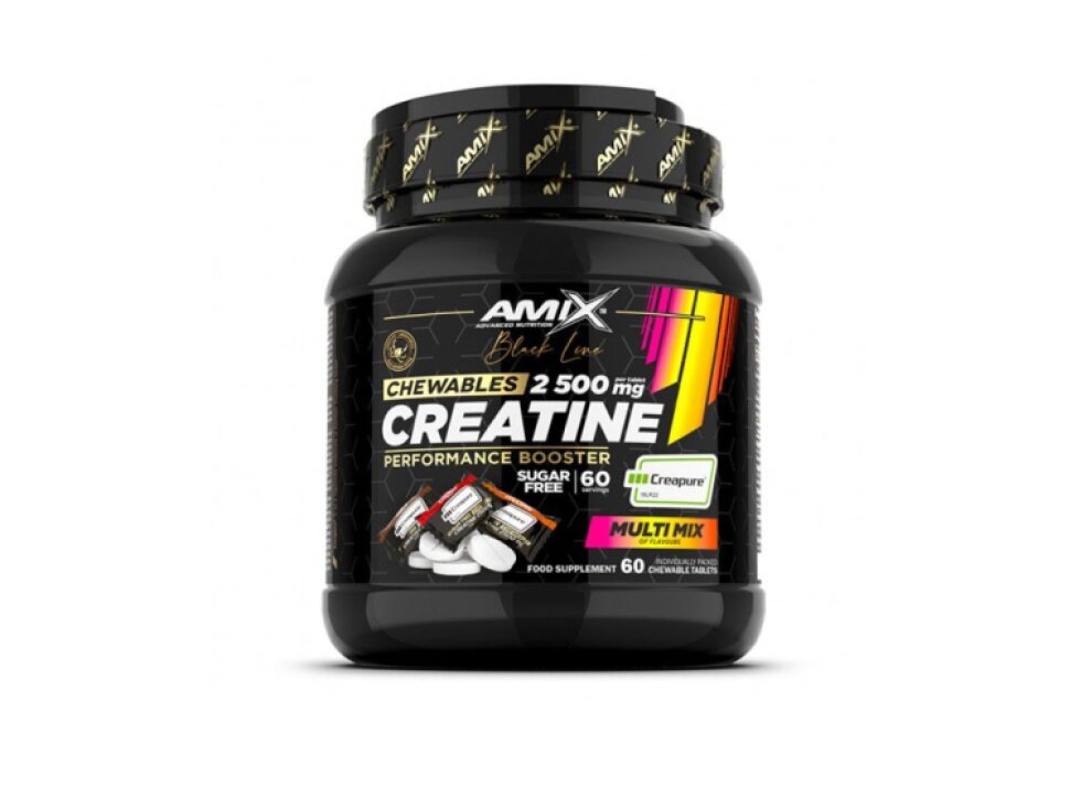 Amix Black Line Creatine Creapure bez cukru 60 tbl