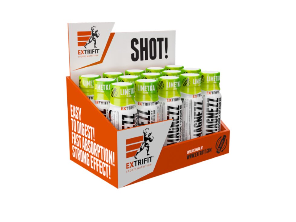 Extrifit Magnezz Shot! Lime 90 ml - Rýchla podpora