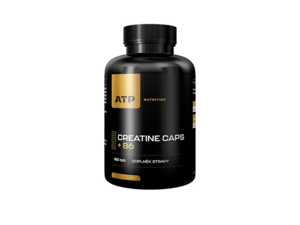 ATP Nutrition Creatine Caps + B6 180 kapsúl - Podpora sily