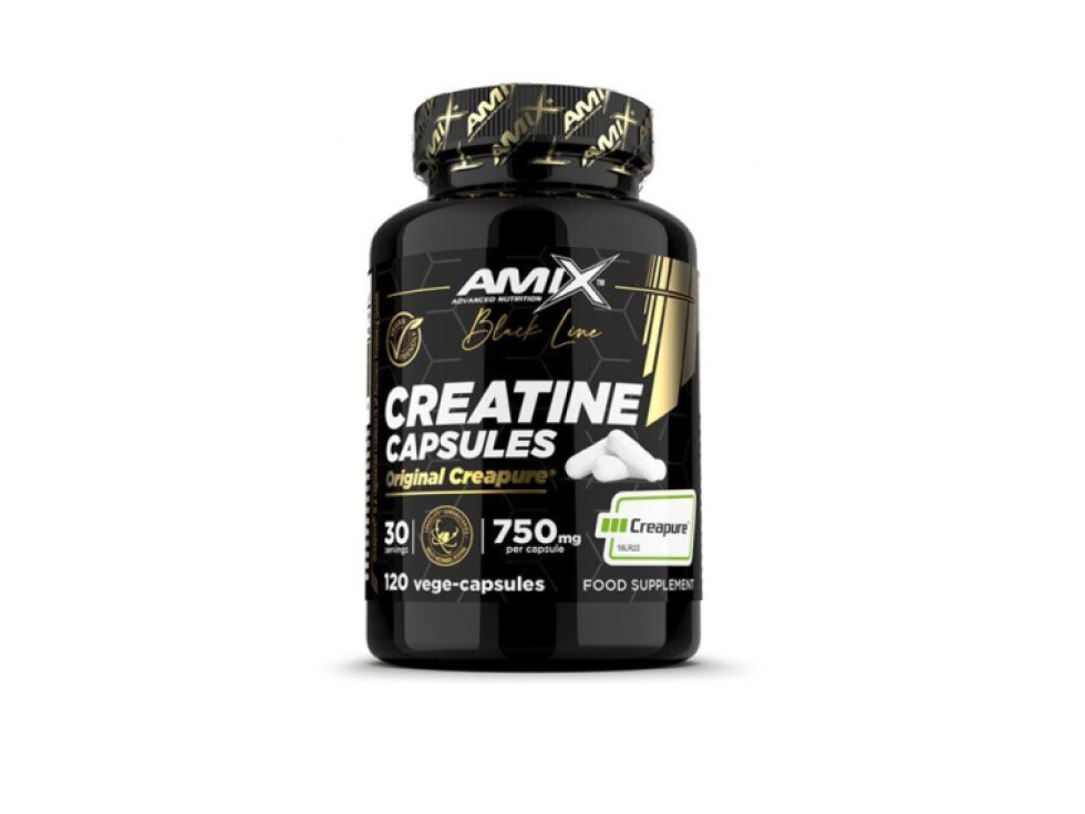 Amix Black Line Creatine Creapure 120 cps - Kapsule pre výkon
