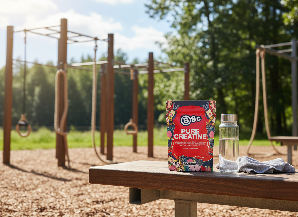 BSC Pure Creatine 500 g Natural - Podpora sily a výkonu