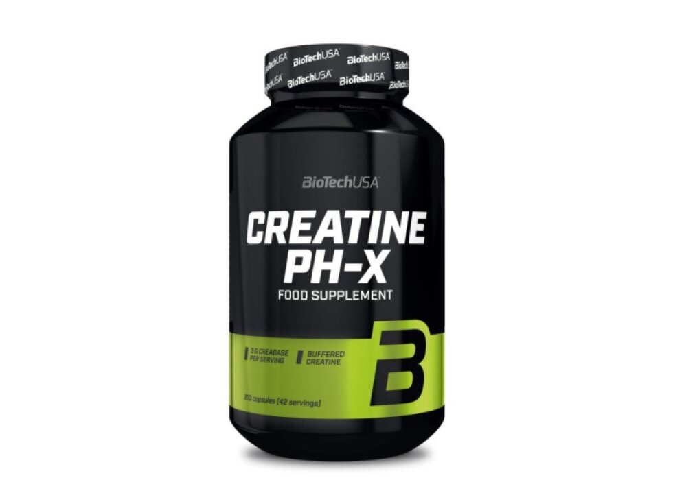 BioTech Creatine pH-X 210 cps - Kreatín pre výkon