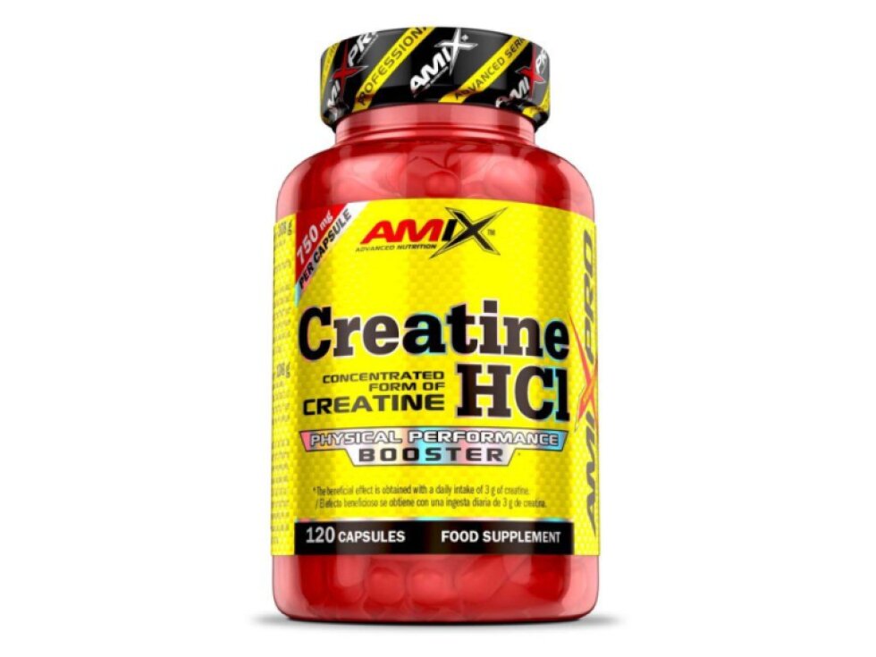 AmixPro Creatine HCl 120 kapsúl - Podpora výkonu