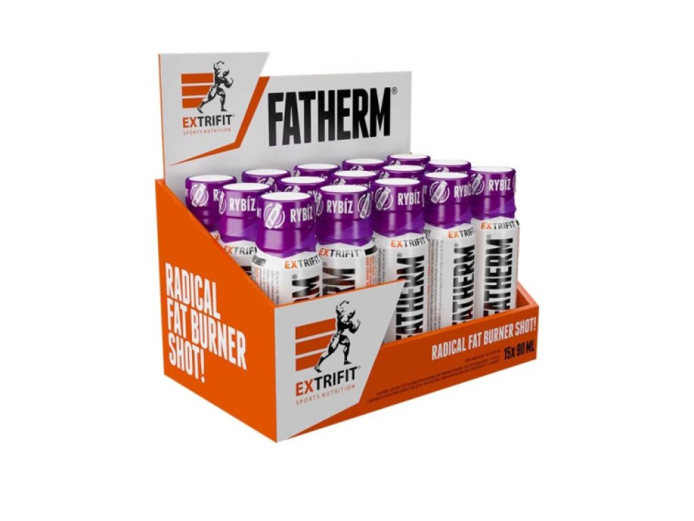 Extrifit Fatherm Shot Lemon 15x90ml - Výhodné balenie