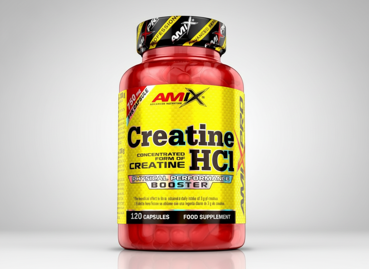 AmixPro Creatine HCl 120 kapsúl - Podpora výkonu