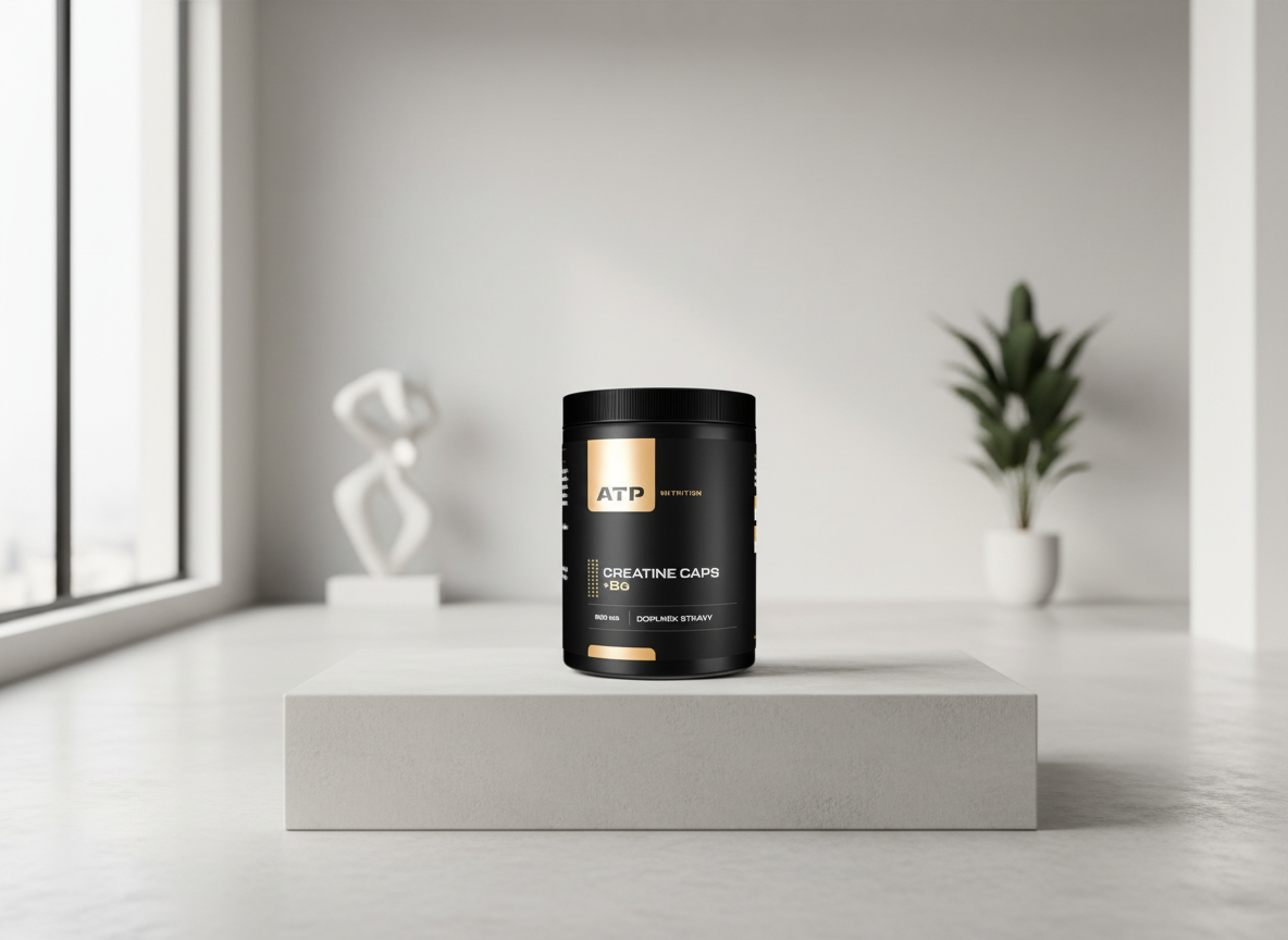 ATP Nutrition Creatine Caps + B6 - 500 kapsúl