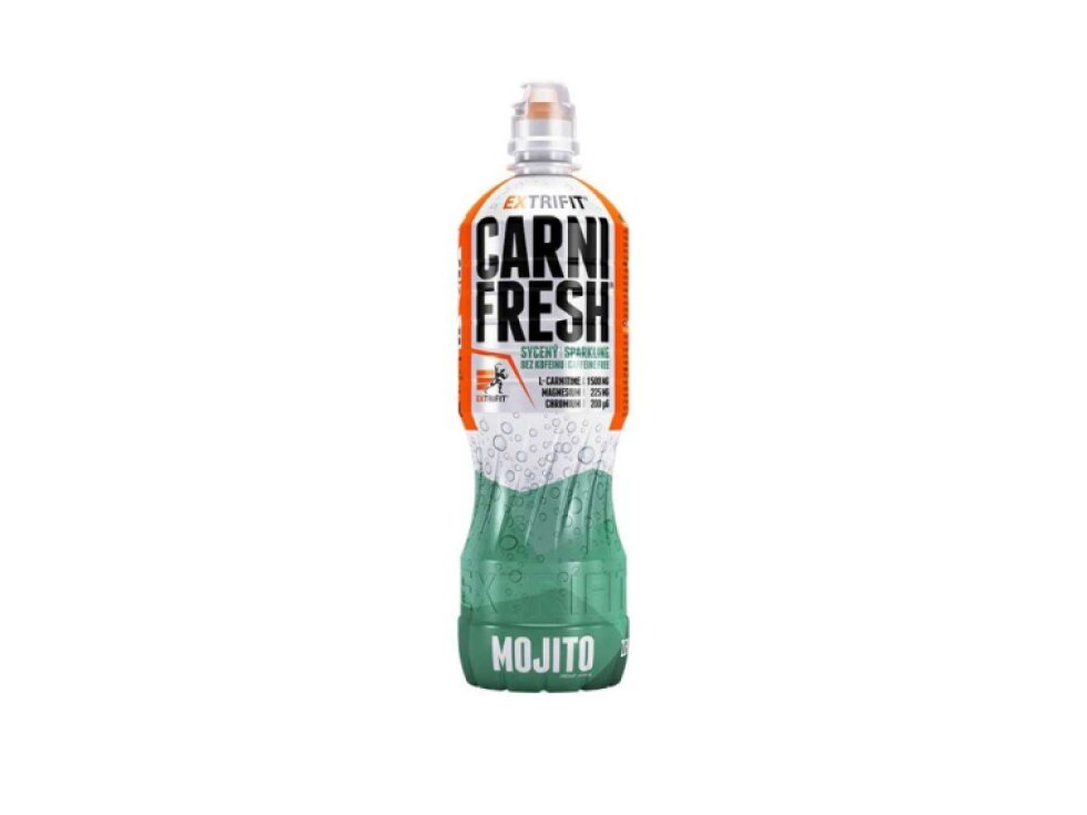 Extrifit Carnifresh 850 ml - Divoká Jahoda a Mäta, Bez Kofeínu